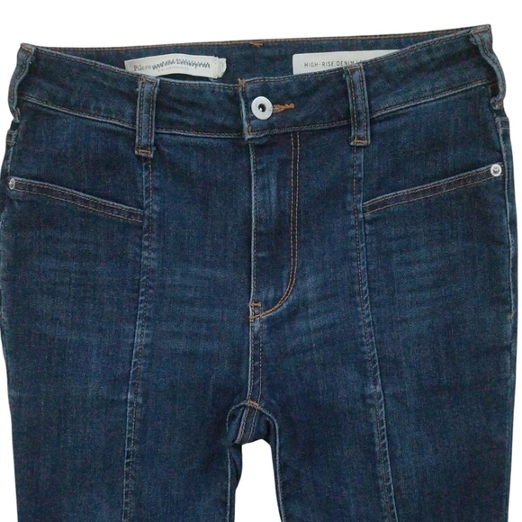 Pilcro and The Letterpress by Anthropologie High Rise Denim Leggings Size 28 - Picture 4 of 16